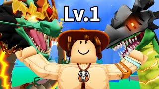 ROBLOX Blox Fruits But I Start The Game With My Pet Dragon ALL EPISODES 