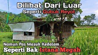 Rumahku Di Sawah, Penampakan Rumah Gubuk Reyot Tapi Siapa Sangka Dalamnya Bak Istana Megah