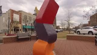 A Sunday walk Downtown Goldsboro North Carolina.