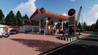 3D Model of Petrol Pump