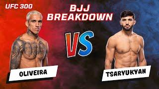 Charles Oliveira Gets DESTROYED By Escape ARTIST Arman Tsarukyan UFC 300! (BJJ Breakdown & Analysis)