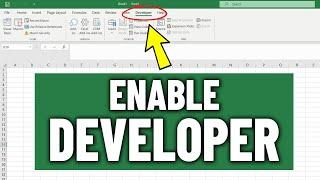 Enable the Developer Tab in Microsoft Excel - How to add Developer Mode on excel ️