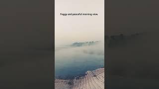 Foggy morning view from Sauraha, damside.