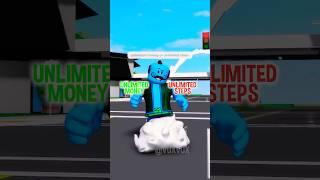 UNLIMITED MONEY OR UNLIMITED STEPS IN ROBLOX!  #shorts