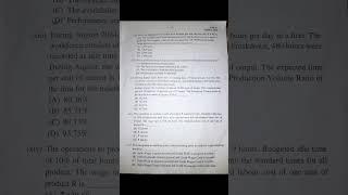 CMA Inter cost accounting june2025 exam question paper