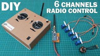 DIY 6 Channels Radio Control For Models. How To Make İt