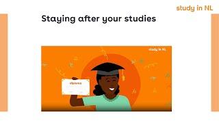 Staying after your studies | Study in NL