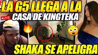 LA G5 LLEGA A LA CASA DE KINGTEKA! SHAKA SE ASUSTA PORQUE LA G5 TOCA EL TIMBRE KINGHOUSE