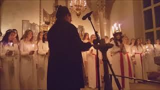 Lucia på Västerlövsta kyrka Heby 2017