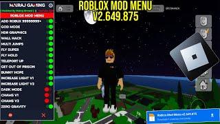 Roblox Mod Menu 2.649.875 - Speed,Teleport,Fly | Roblox Mod Apk v2.649 Gameplay