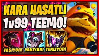 KUSURSUZ OYUNLA 1V9 ATAN KARA HASAT TEEMO! İNANILMAZ ÇEKİŞMELİ MAÇ!