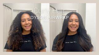 Using the Dyson Airwrap on Curly Hair | Dyson Attachment Tools | Part 2