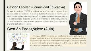 GESTIÓN ESCOLAR en educación básica