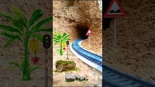"Mini Train Enters Dark Tunnel – What Happens Next?"