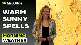 22/06/24 – Cloudier start before some sunshine – Morning Weather Forecast UK –Met Office Weather