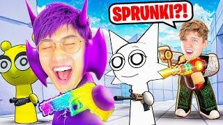 I Trolled As SPRUNKIs in Roblox Rivals!? (LANKYBOX Joined SPUNKI!)