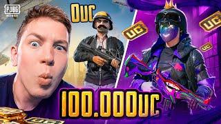 100 000 UCЭТО ЛУЧШАЯ ПРОКАЧКА АККАУНТА В PUBG Mobile - ЗАБРАЛ ВСЕ БУГАТИ, ШУТА И УЛЬТИМЕЙТ!