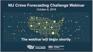 Real-Time Crime Forecasting Challenge, National Institute of Justice