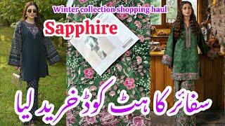 Sapphire new winter collection shopping haul 2024 || glamour it