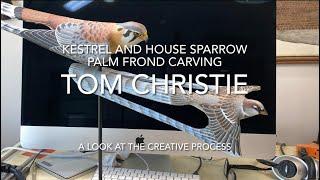 Kestrel and Sparrow Palm Frond Carving Project