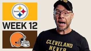 Steelers vs. Browns - 2024 NFL Week 12