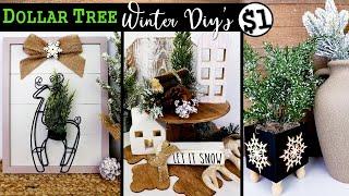 $1 WINTER HOME DECOR IDEAS | DOLLAR TREE NEUTRAL DIY'S