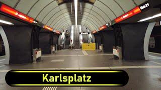 U-Bahn Station Karlsplatz - Vienna  - Walkthrough 