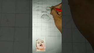 how to draw a baby portrait step by step