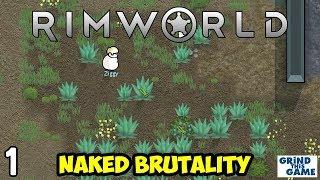 Rimworld 1.0 - Naked Brutality (Start with Nothing) #1 - Arid Shrubland Megabase [4k]