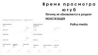 Почему часы просмотров не обновляются в Youtube(Ютубе) 2020.Разные показатели