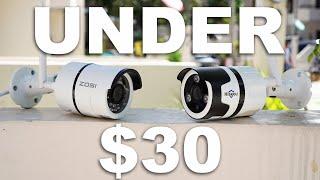 Which Outdoor WiFi Bullet IP Camera is Best Under $30? Hiseeu vs Zosi