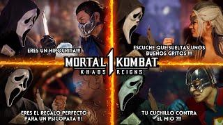 TODOS LOS DIALOGOS DE GHOSTFACE HASTA EL MOMENTO !!! - Mortal Kombat 1: Khaos Reigns