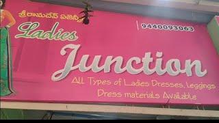 #ladies junction.#all type of dress leggings dress materials available.R.R.street in Madanapalle