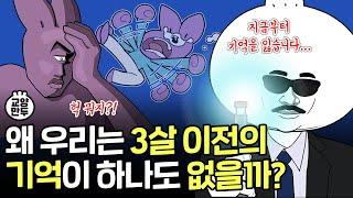 뇌가 어릴 때 기억을 잊어버리는 과학적인 이유│기억의 뇌과학