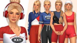 BEST CC FOR ATHLETIC WEAR  | Sims 4 CAS Lookbook