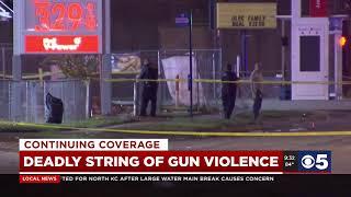 Deadly string of gun violence