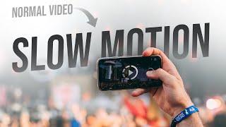 How to Convert iPhone Video to Slow Motion