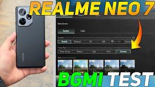 REALME NEO 7 BGMI TEST | REALME NEO 7 GAMING TEST | DM 9300+ PROCESSOR 