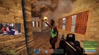 Ludwig getting headshot while talking to Shroud#Rust