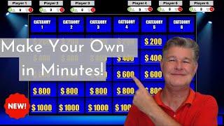 **NEW** Create an Interactive Jeopardy Game in PowerPoint!