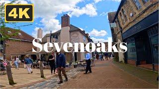 Sevenoaks, Kent - 4K Walk (2024)