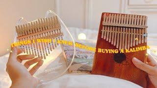  THINGS I WISH I KNEW BEFORE BUYING A KALIMBA | Kalimba Vlog 