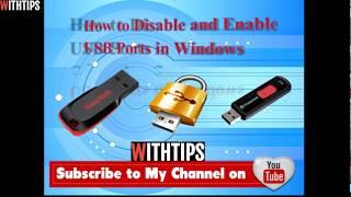 how to lock and unlock your USB ports Protect USB ports in windows