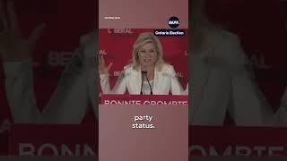 Bonnie Crombie speaks after losing in Ontario election