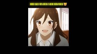 Hori Really Likes Miyamura's Rude Behavior  || Horimiya || #horimiya #anime #shorts