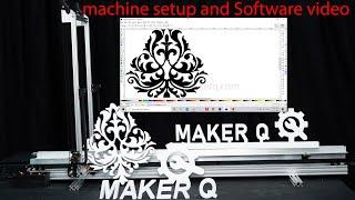 CNC foam cutting machine setup and Software video