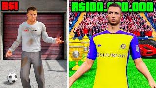 FUI DE CRISTIANO RONALDO POBRE PARA RICO no GTA 5