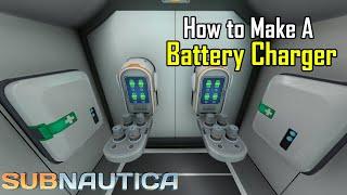 Subnautica - How to make a Battery Charger and Blueprint location