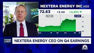 NextEra Energy CEO on earnings, Trump's energy agenda and gas generation business