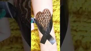 Heart Shape Mehndi design trick #shorts #hennabysid #trending #mehndidesigns